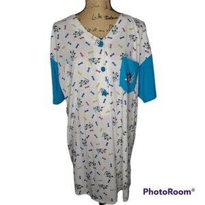 Vintage 90's Kawaii Colorful Spotted Dog Oversized T-shirt Sanrio Vibes